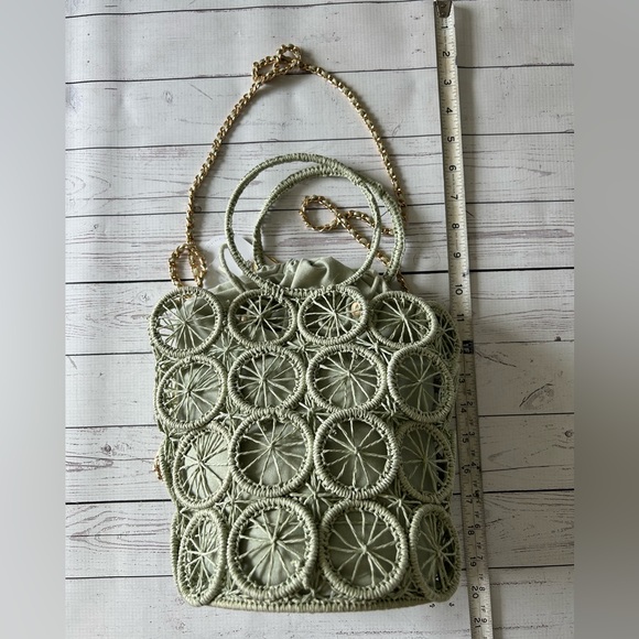 Green Woven Purse - Picture 3 of 8